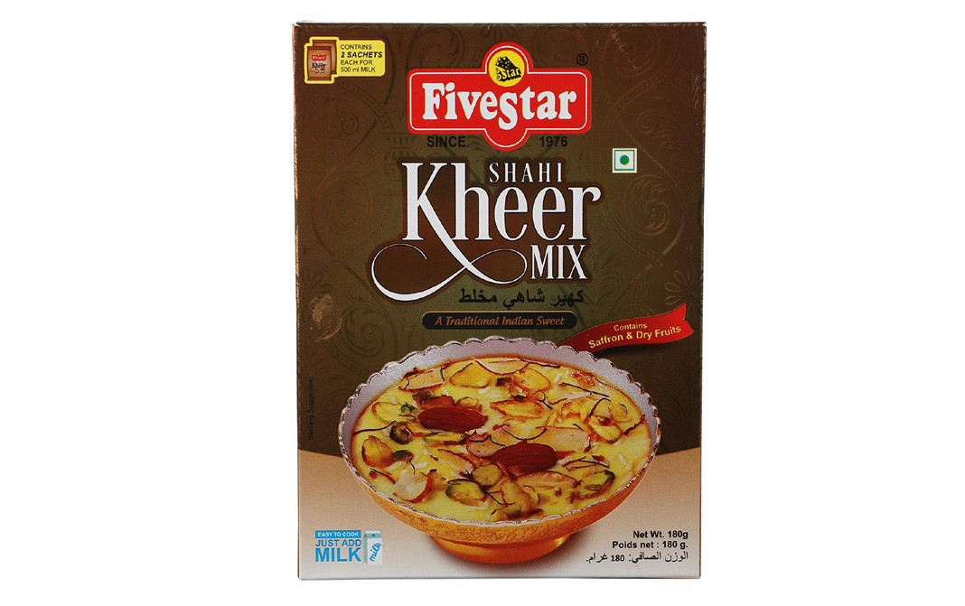 Five Star Shahi Kheer Mix Reviews Ingredients Recipes Benefits Gotochef 8699